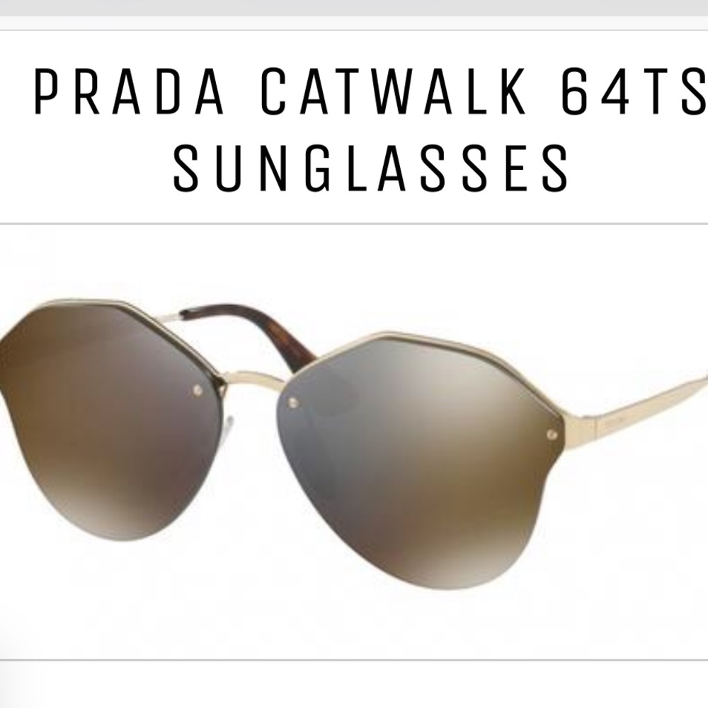 NWT Prada Catwalk 64T Sunglasses